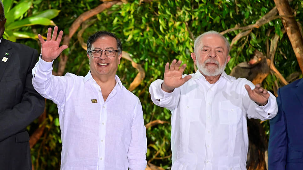 Фото: Reuters📷Одним из самых ярких заявлений на саммите отметился президент Колумбии Густаво Петро (слева)