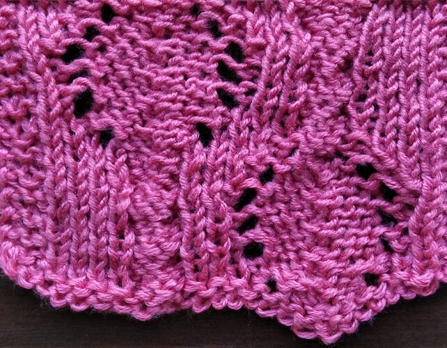 Изнаночная сторона узора