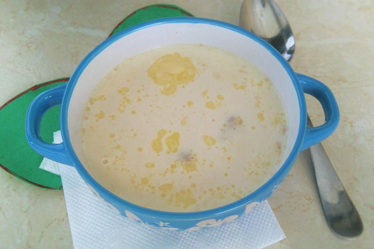 Затируха молочная