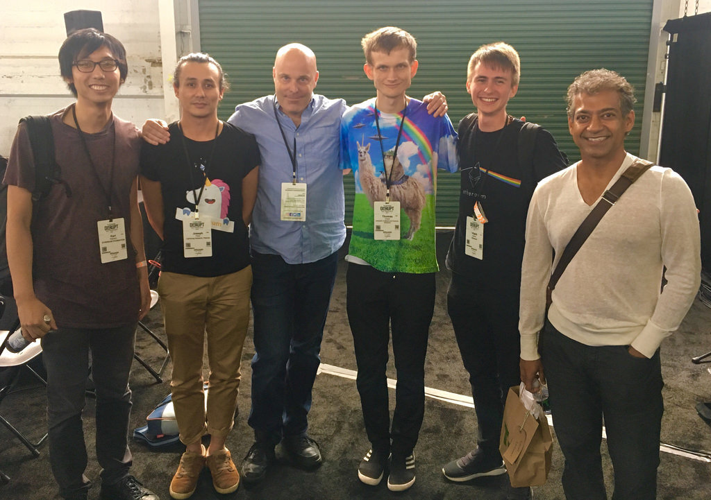 The Ethereum mafia at TechCrunch Disrupt.