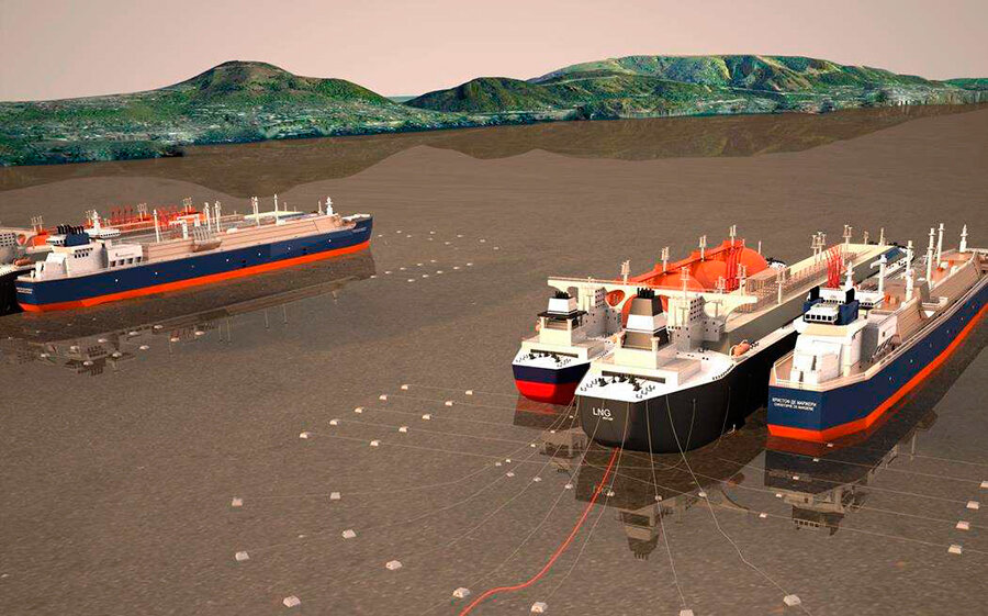 Перегрузочный компллекс на Камчатке / Источник: Новатэк