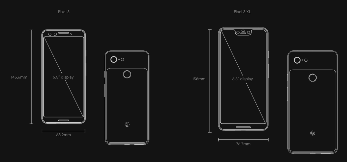 Маленький весит 148 грамм, а большой — 184. Корпус: стекло и металл