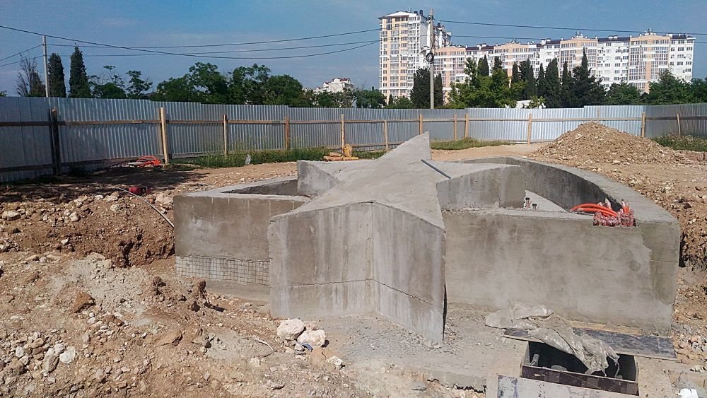Один из будущих фонтанов Парка Победы. Фото: севастопольмедиа.ру