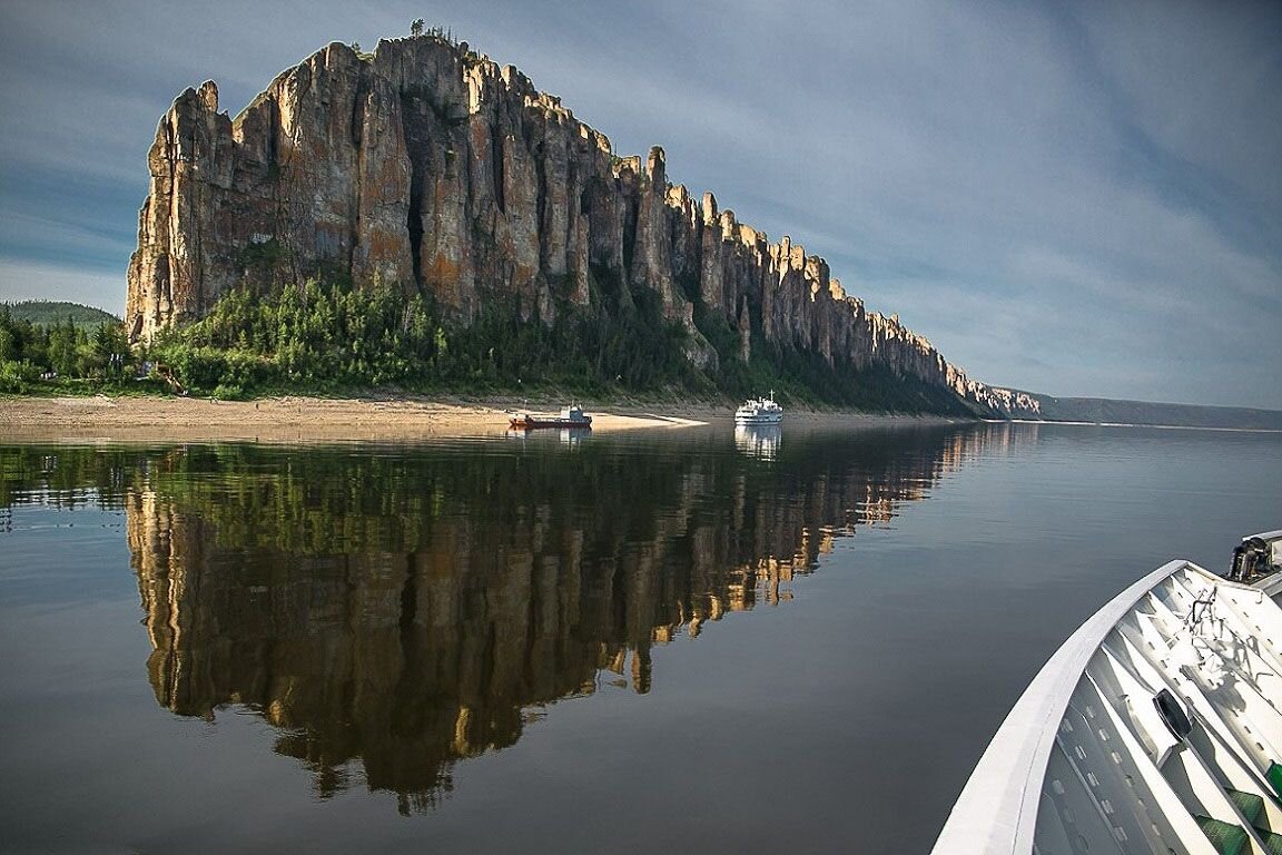 Река Лена Якутия Ленские столбы