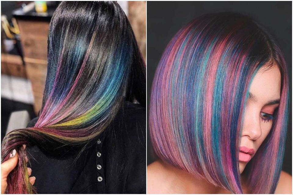 Окрашивание волос в яркие цвета без предварительного осветления