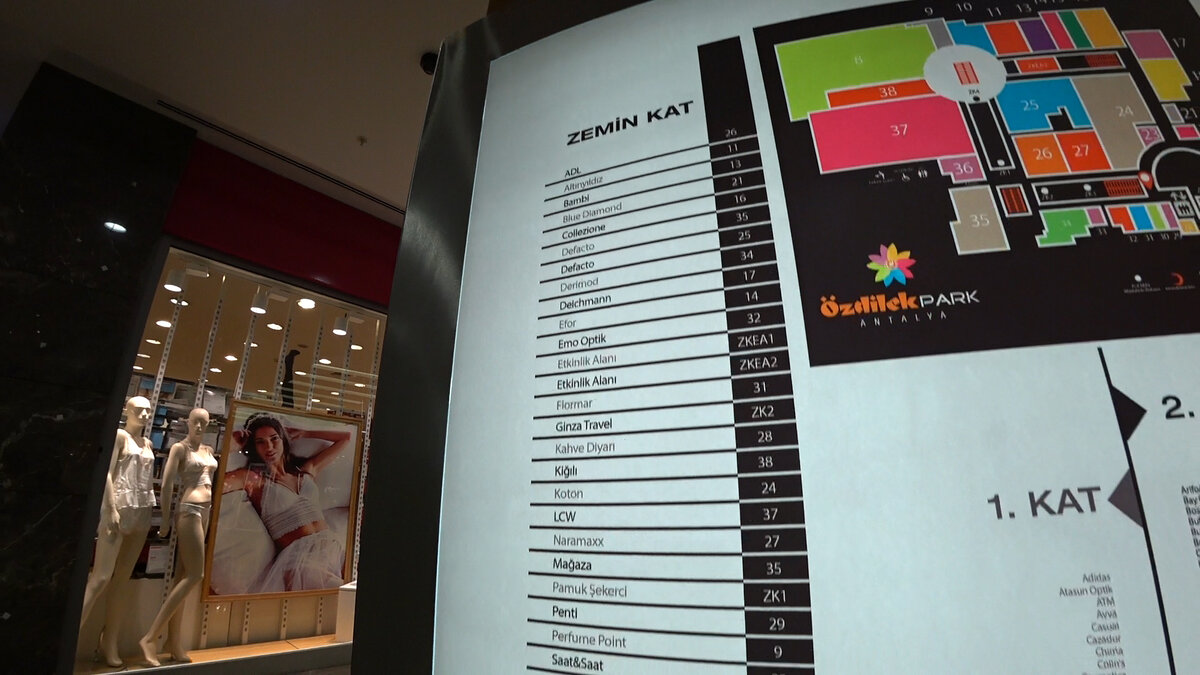 Это мой второй обзор из  Özdilekpark, поэтому я решила добавить список магазинов в статью, чтобы Вы примерно представляли, что Вас ждёт в этом турецком торговом центре. 