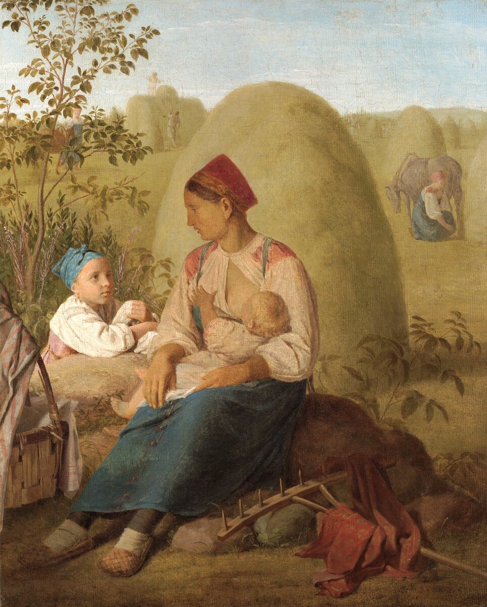 Алексей Венецианов "Сенокос"