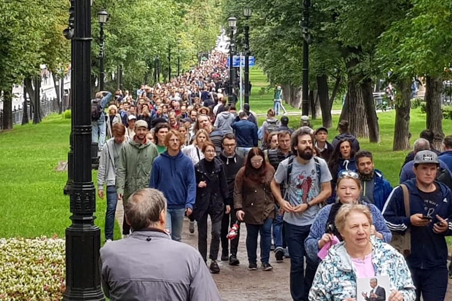 Прогулка по Москве 3 августа 2019 года
