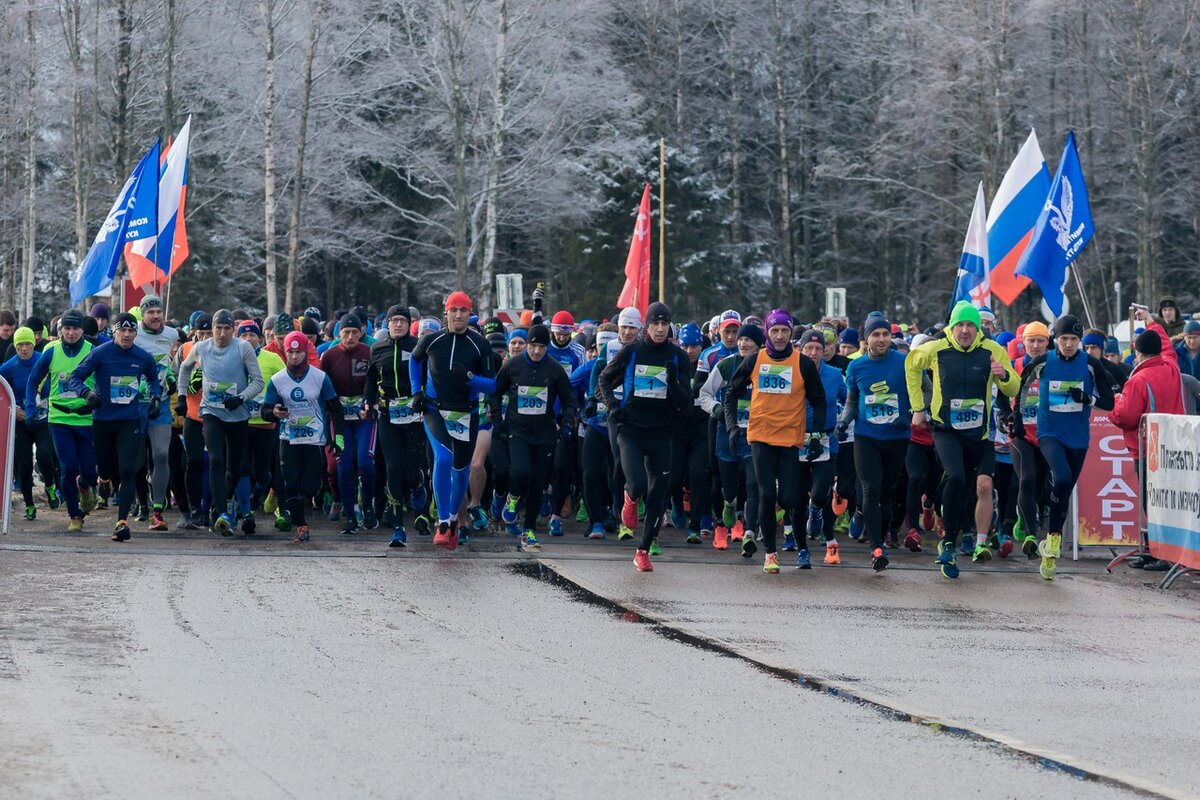 Старт марафона "Дорога жизни"