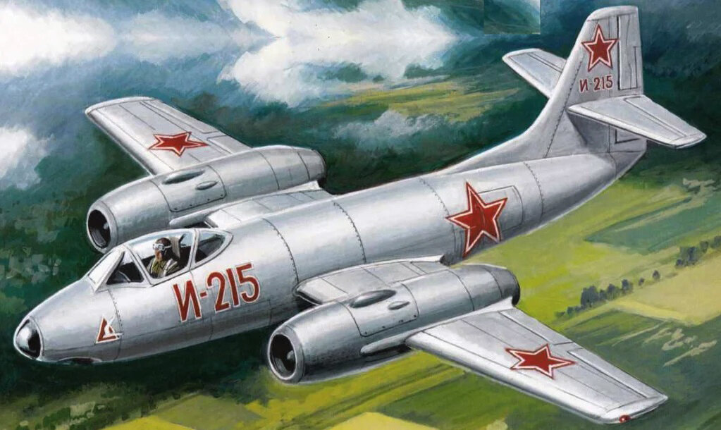 Рисунок истребителя И-215. Источник: http://alternathistory.com/
