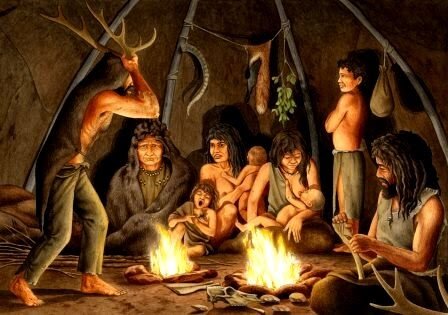 Вечером, у костра хвастались добычей. 