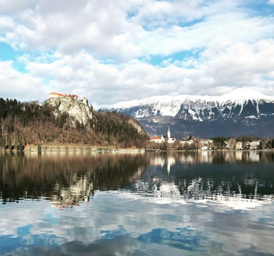 Озеро Блед в Словении. Фото из инстаграма Алексея