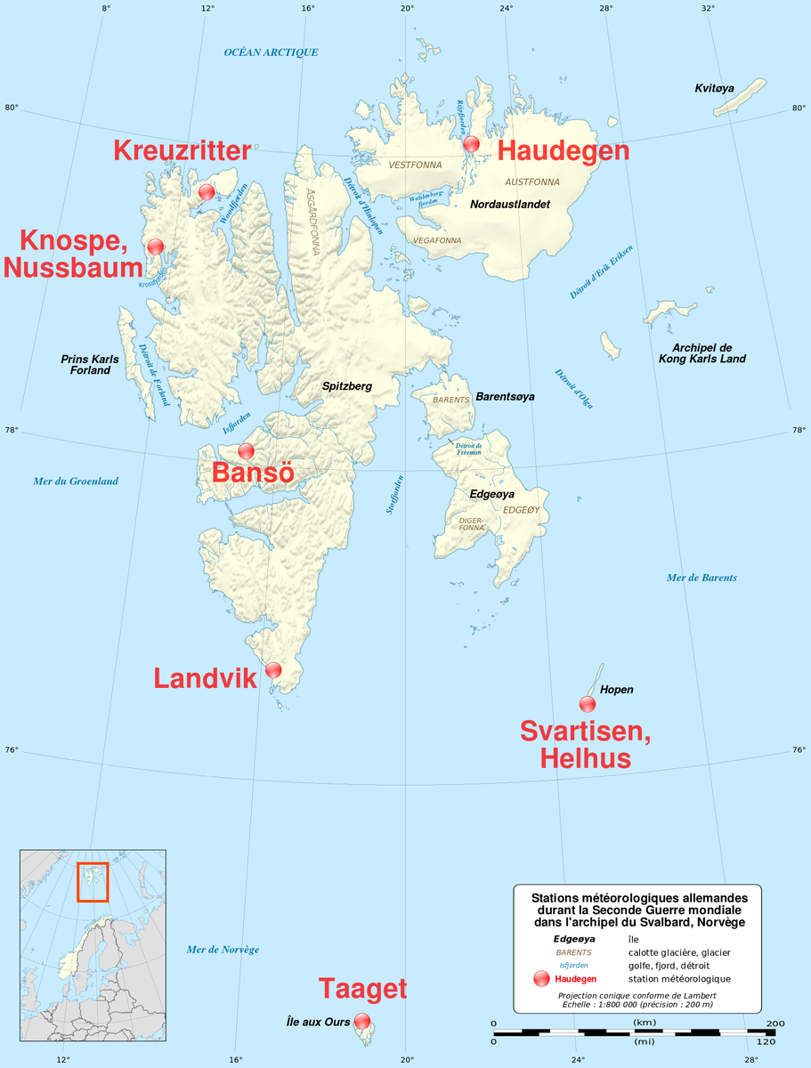 Германские метеостанции на Шпицбергене