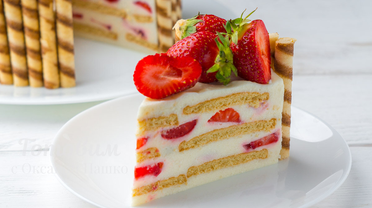 Вкусный и красивый творожный торт