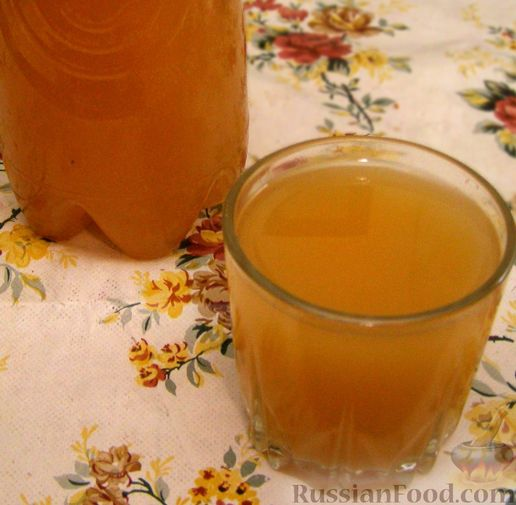Квас из черного хлеба