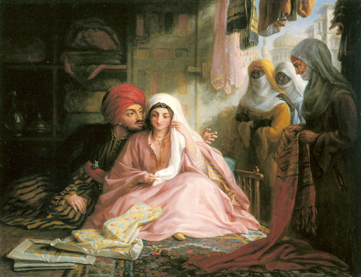 Гарем работу. Гарем Султана Сулеймана. Султанша Османской империи с мужем картина.