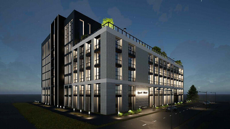 На набережной в Тюмени появится инвестиционный апарт-отель