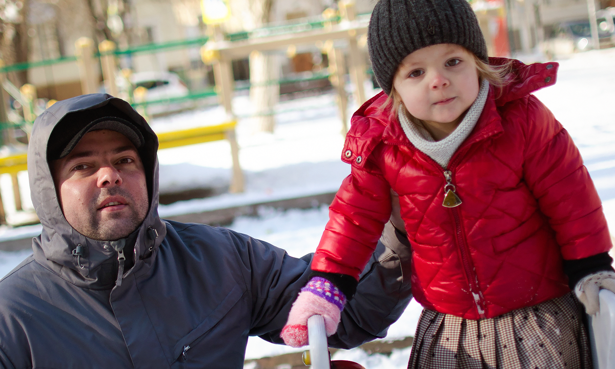 Кристина Байлема, подопечная нашего фонда, с папой
