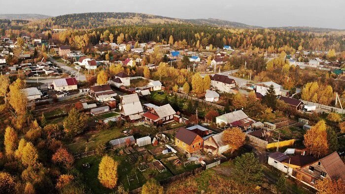 Посёлок Северка с высоты птичьего полёта. Фото: Александр Букин