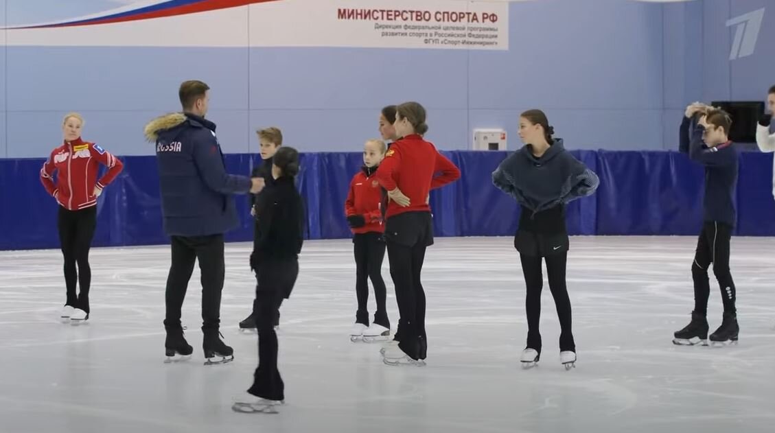 Группа Этери Тутберидзе готовится к новому сезону. Источник фото: официальный сайт Первого канала.