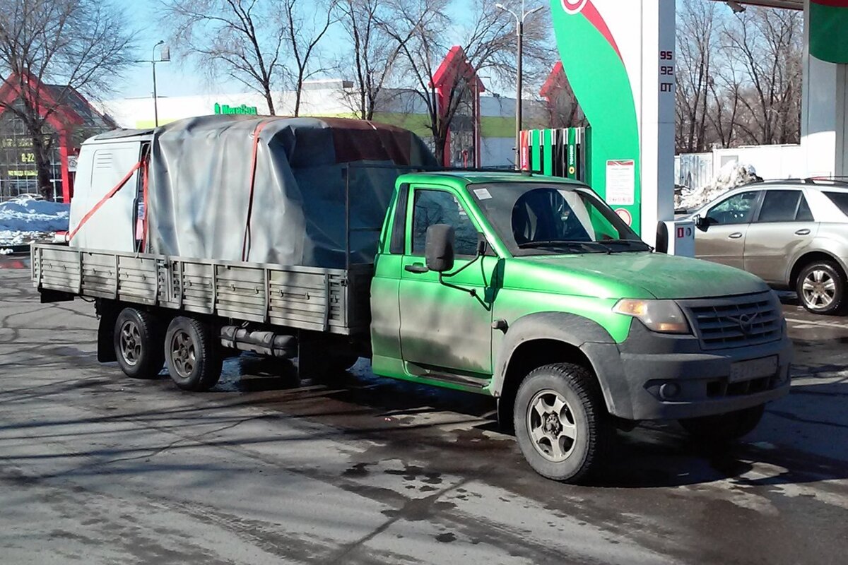 Уазбука. Галерея автомобиля Емеля. Трехосный УАЗ