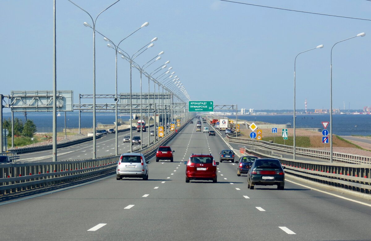 Автомобильные дороги спб. КАД Кронштадт дамба. Мост Кронштадт КАД. КАД Кронштадт и Питер. КАД Санкт-Петербург через финский залив.