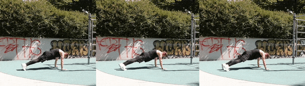 4-е упражнение: Mountain Climbers (скалолазы) © Deutschen Russian