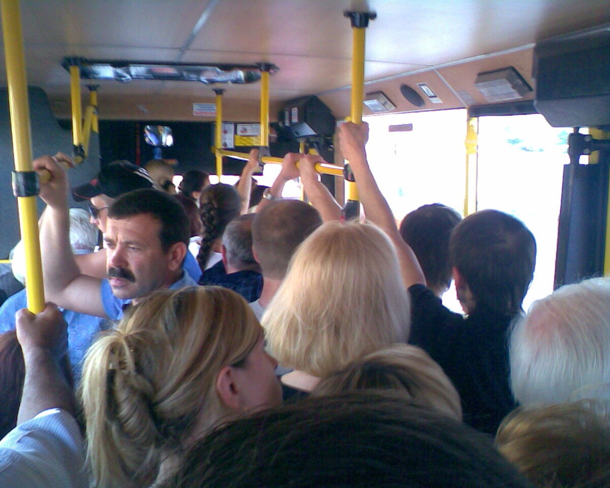 В одесской маршрутке.