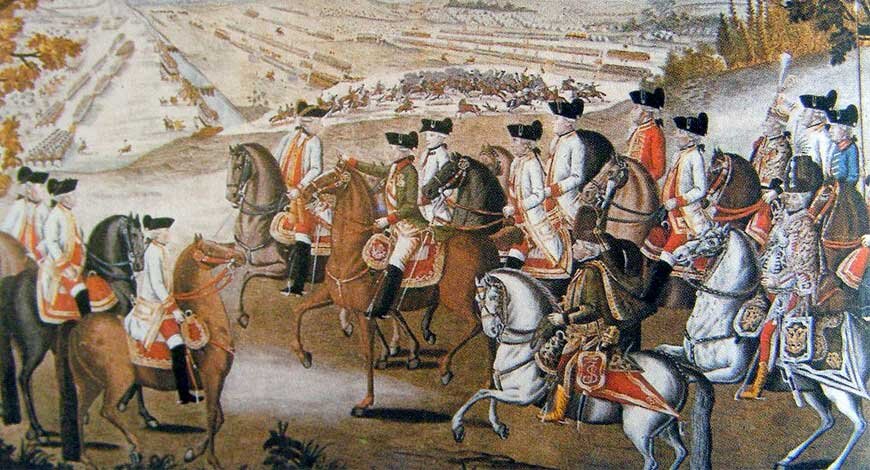 Император Иосиф II и его армия в 1788 году 