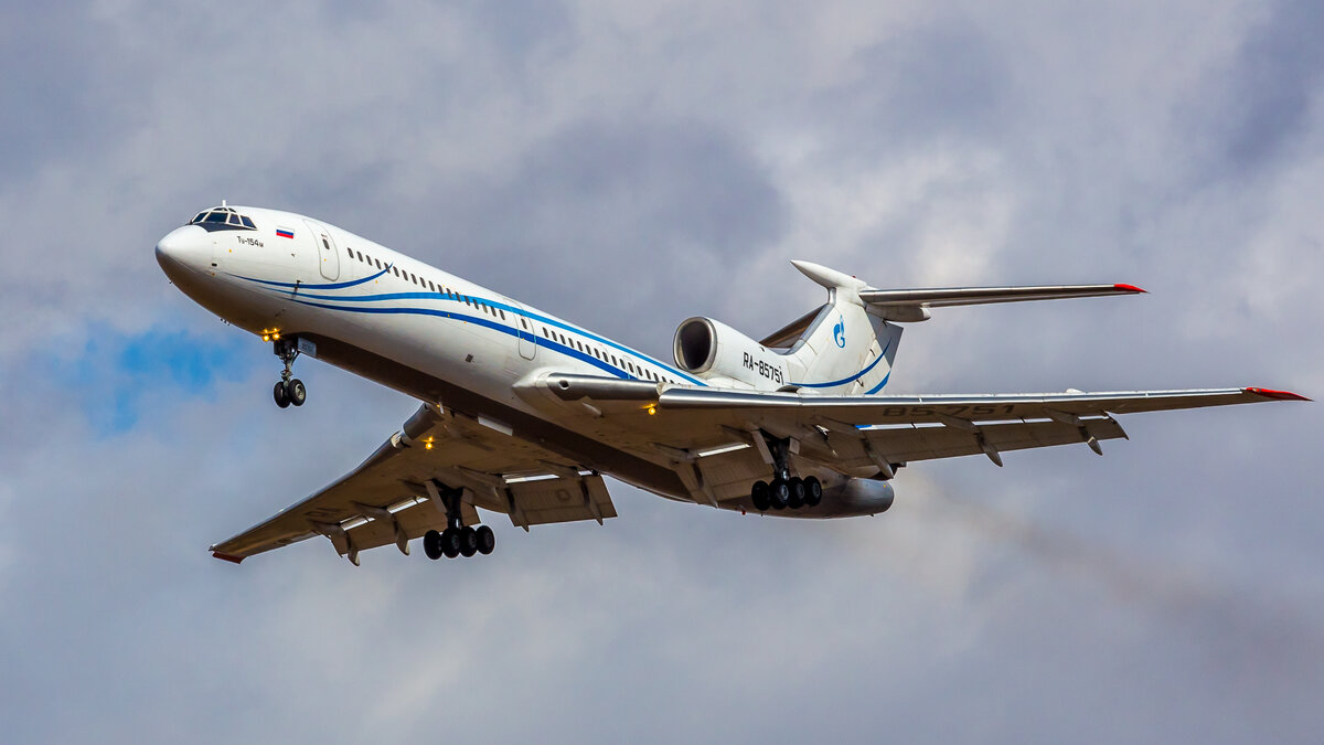 Ту-154М АК "Газпромавиа". 12.04.2016г.