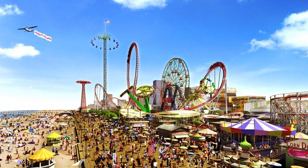 Парк развлечений в нью йорке