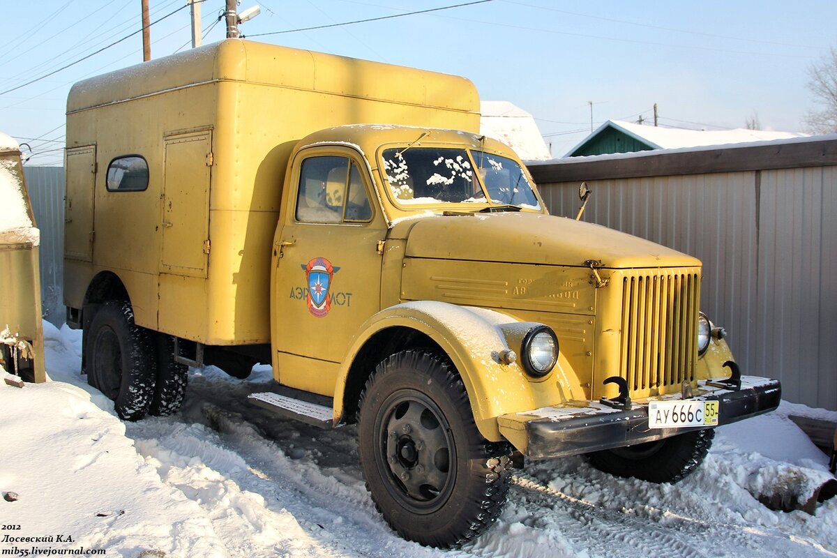 Аэродромная спецмашина на базе ГАЗ-51А из 