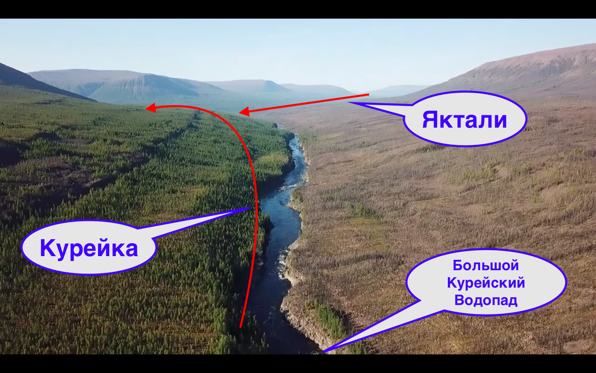 Хантайское озеро на карте Немного о гидрографии плато Путорана... Курейка. PteroTerra 