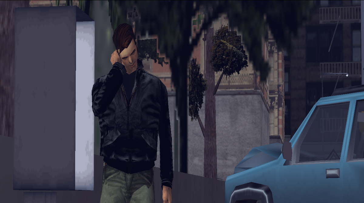 Разговор Клода по телефону в одной из миссий 