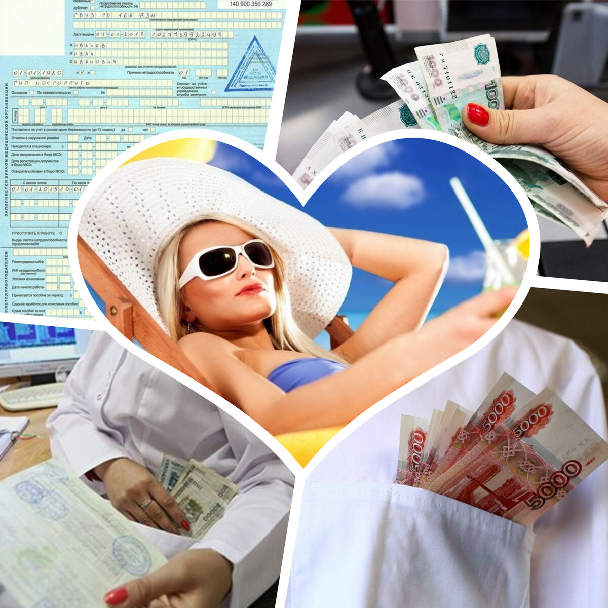 На больничном картинки для клиентов