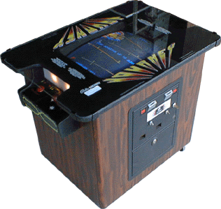 Один из первых видеоигровых автоматов Midway (1983)