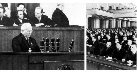 Хрущёв на XX съезде КПСС