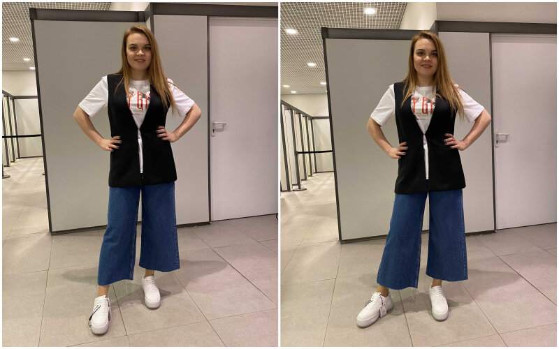 весь образ собрали в Zara