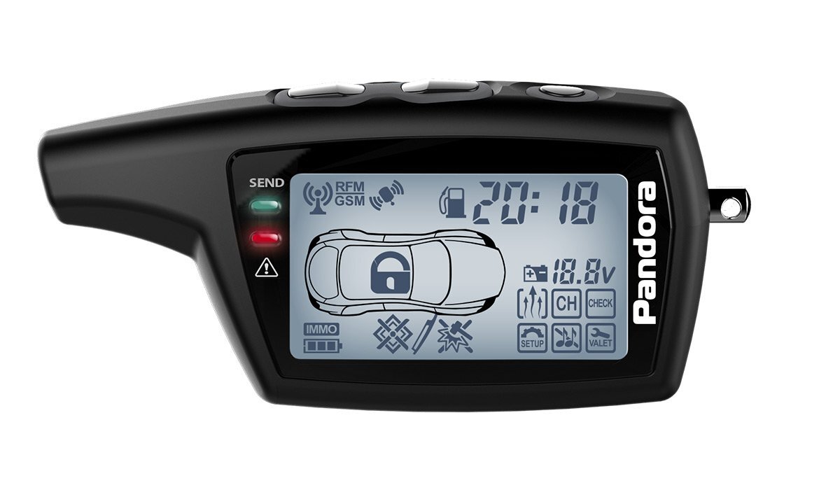 ЖК-Брелок для управления Pandora DX-40s