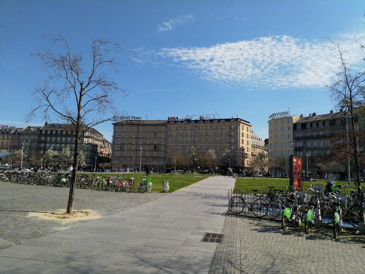 Привокзальная площадь Страсбурга