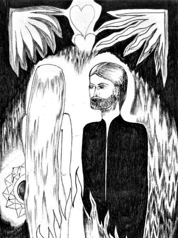 Рисунок со страницы книги (худ. К. Алёшин)