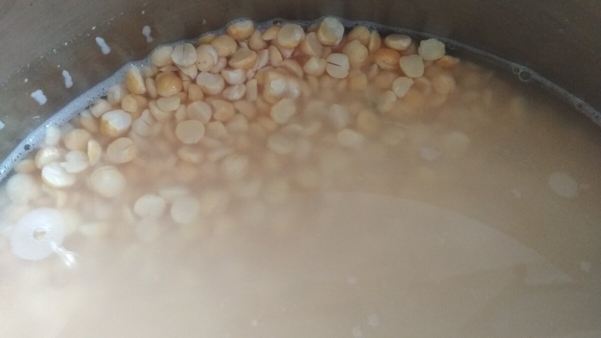 Замачиваем горох