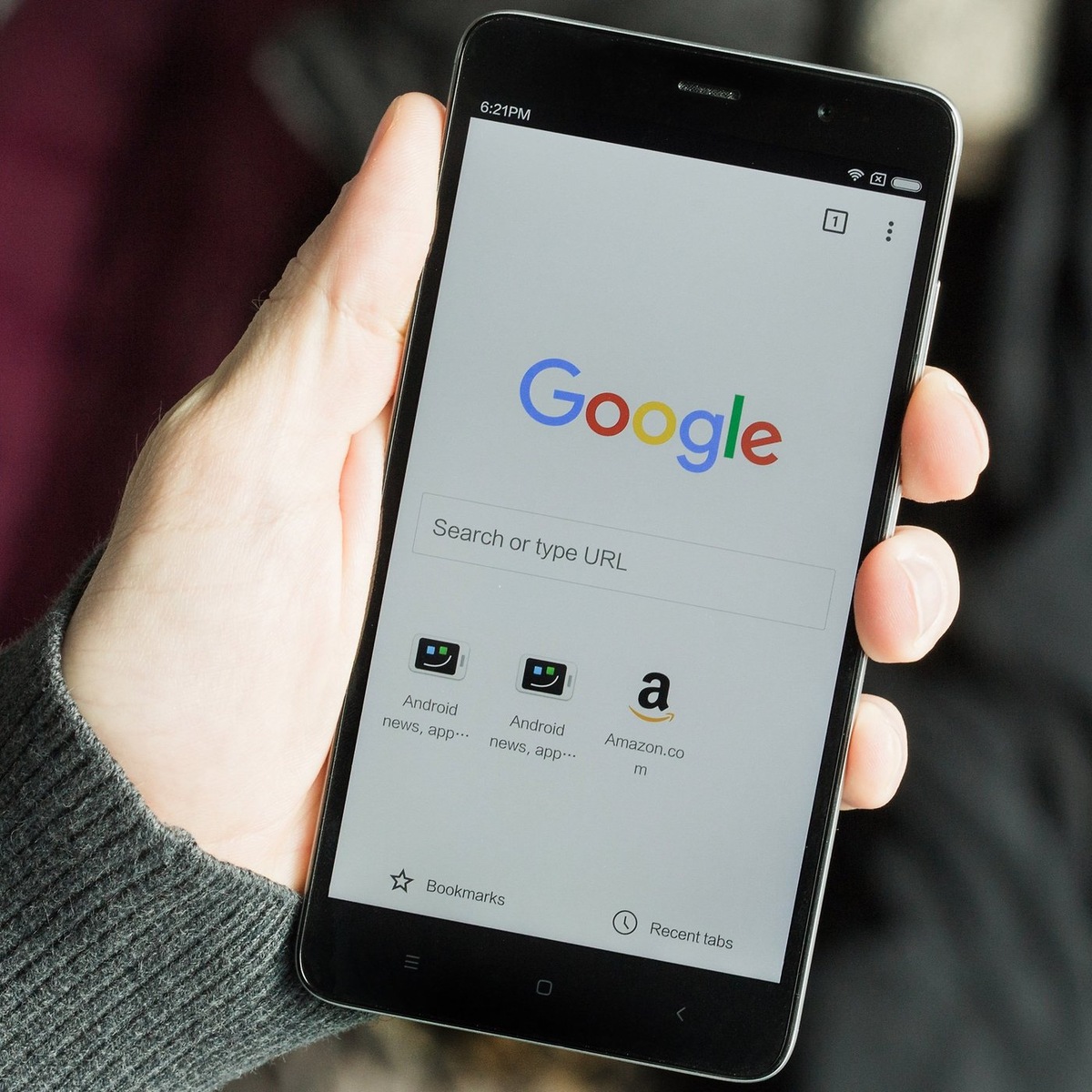 Посещение браузера Google