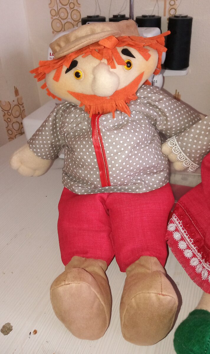 Дед и Баба, куклы "На печку"