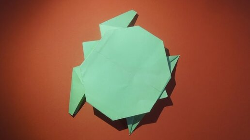 Как сделать оригами черепаху. Черепаха из бумаги. — Video | VK