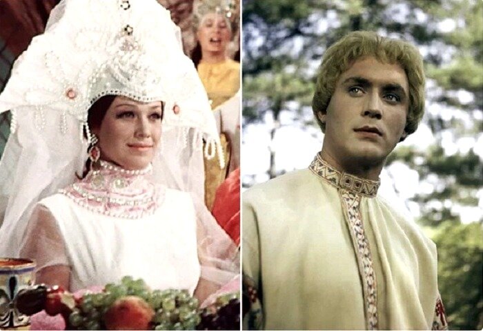 Инга Будкевич в фильме «Огонь, вода и… медные трубы» и Эдуард Изотов в фильме «Морозко», источник: 2aktera.ru