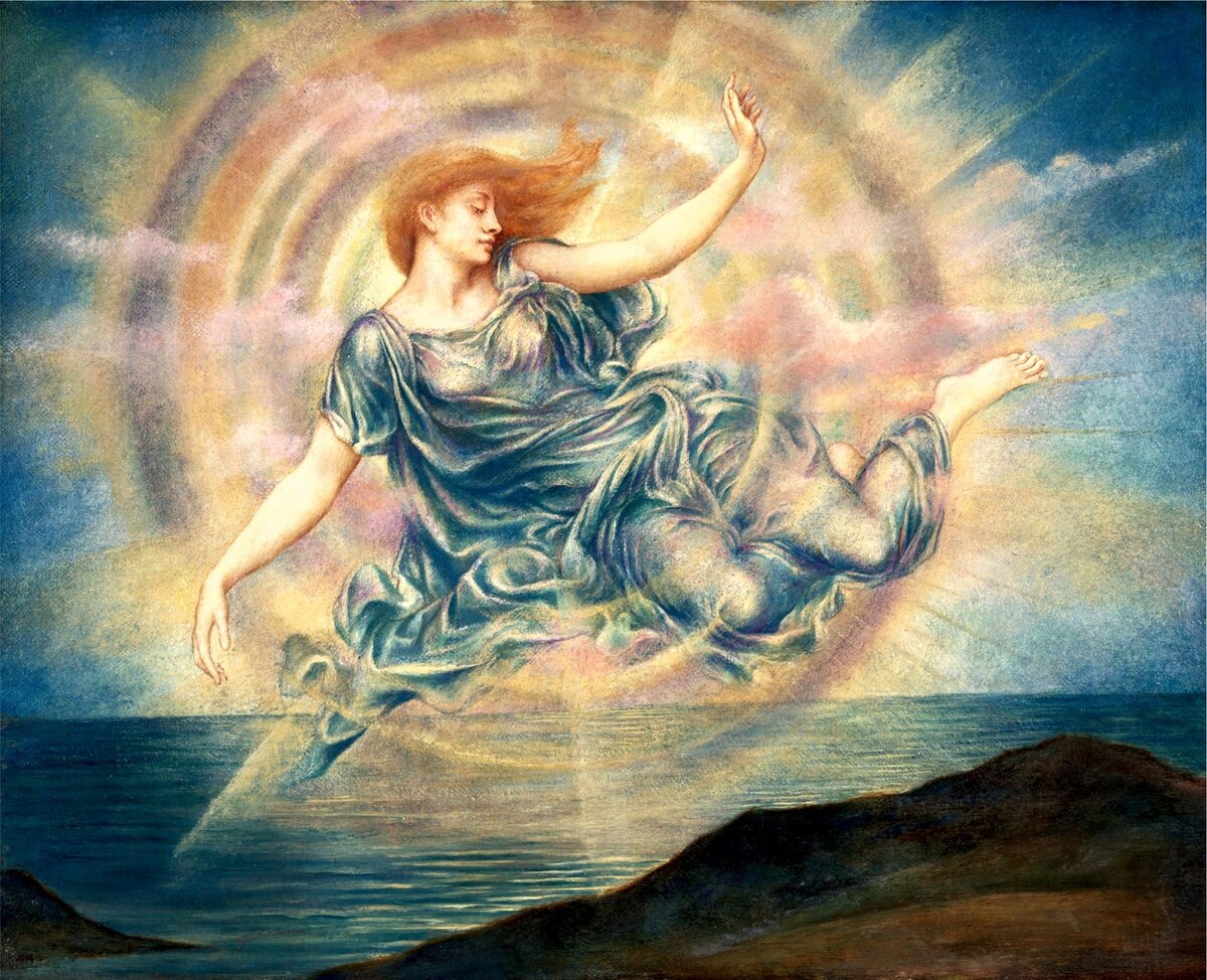 Эвелин де Морган 1855-1919. Вечерняя Звезда, парящая над морем