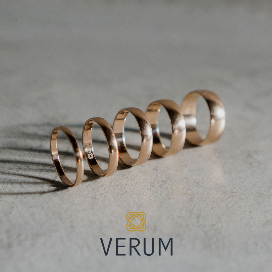 Золотые обручальные кольца VERUM