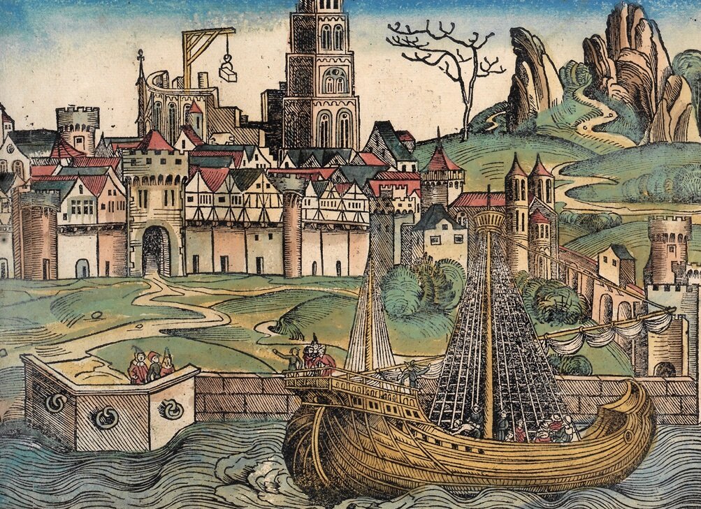 Средневековый Кёльн. Источник: Wikimedia Commons