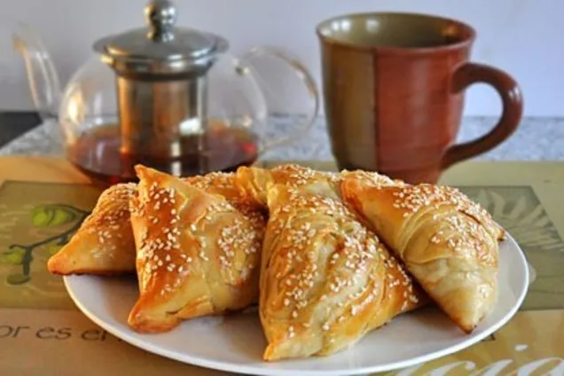 Самса с тыквой и луком 